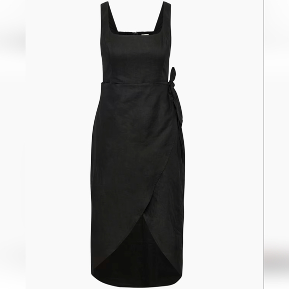 Aritzia Wilfred new saturn linen midi dress - Picture 6 of 10